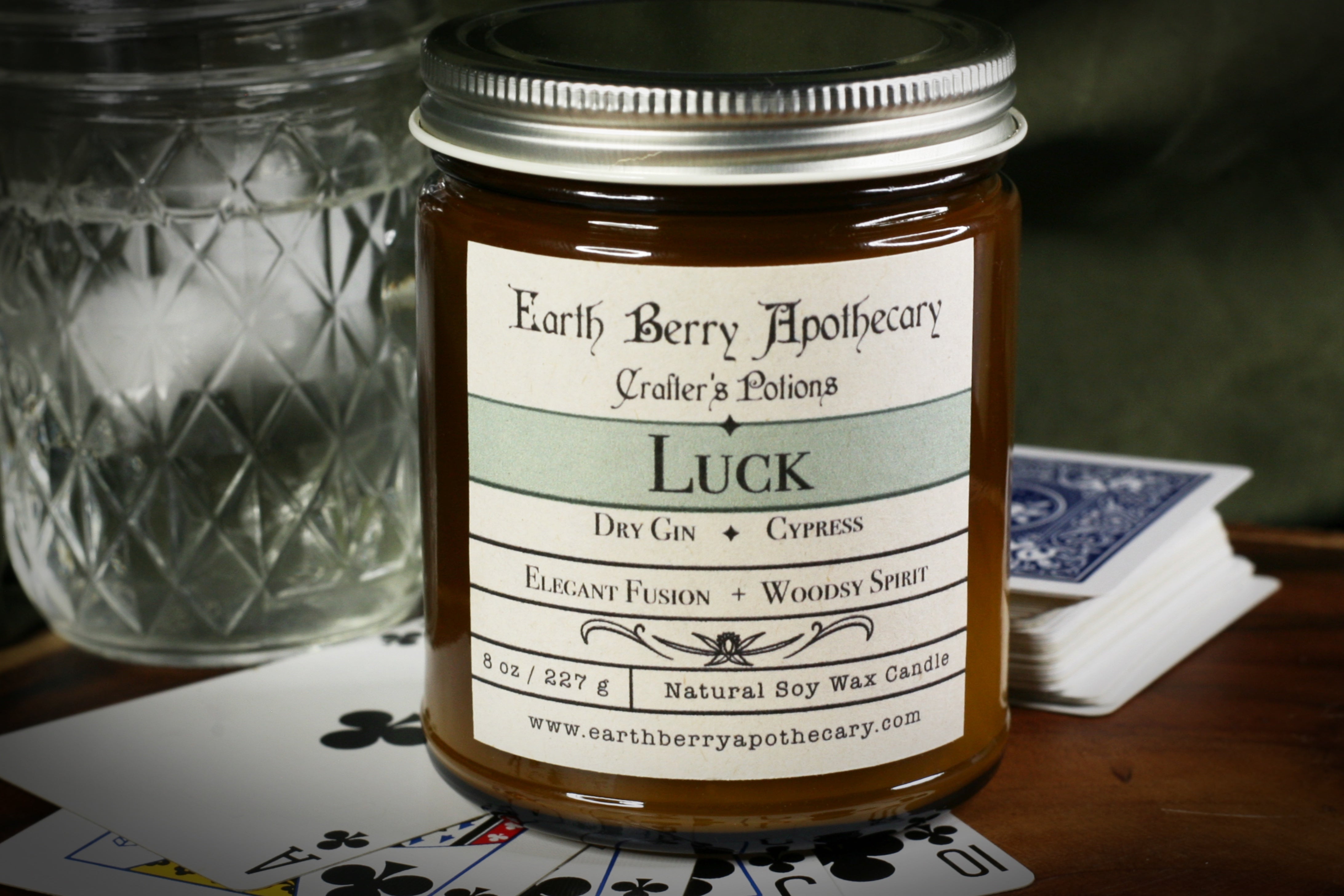 Crafter's Potions: Luck Soy Candle by Earth Berry Apothecary After