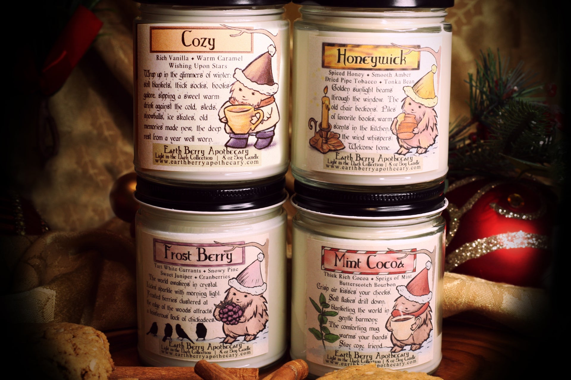  Frankincense & Myrrh Scented Blended Soy Candle (8 oz) : Home &  Kitchen