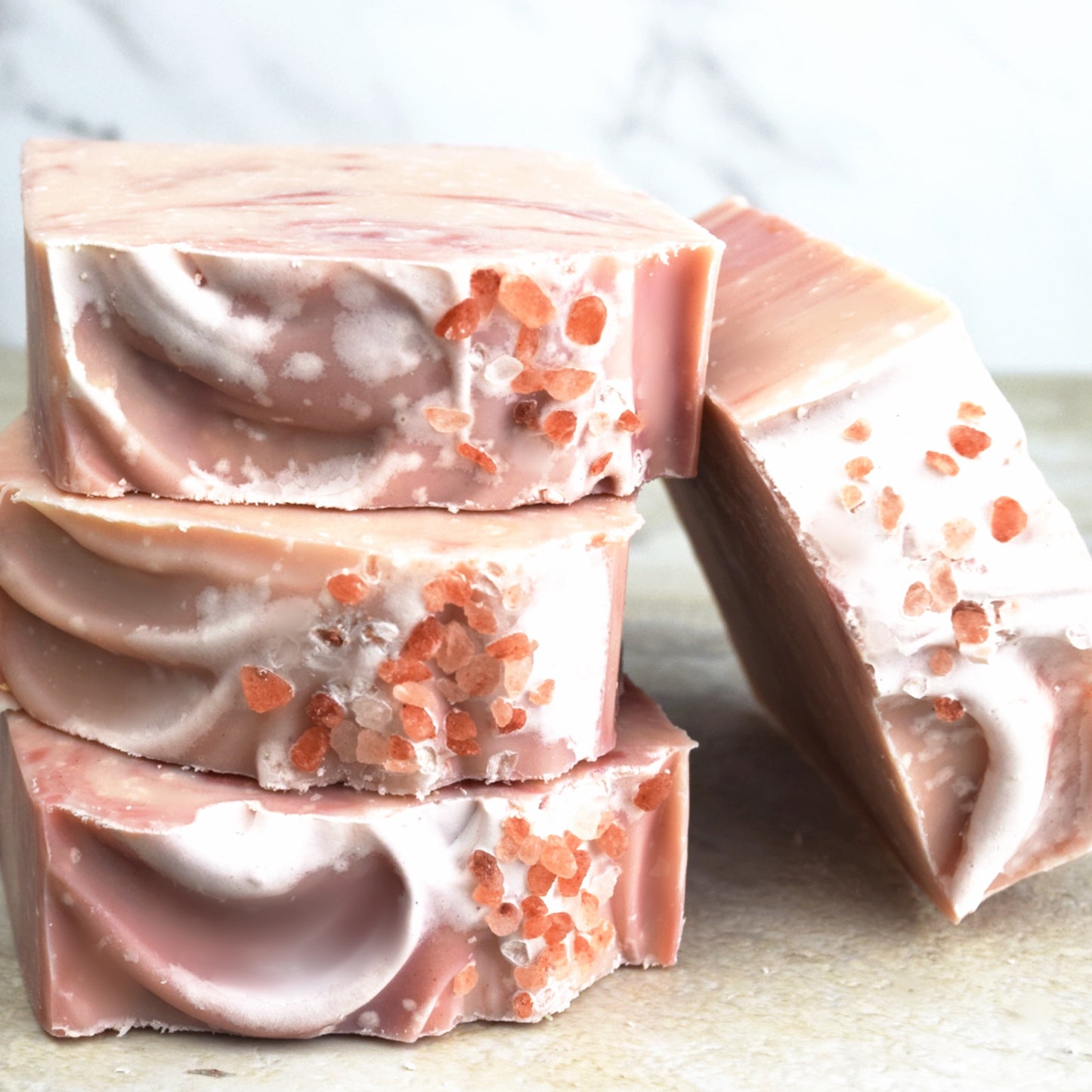 Soft Rose & Rain Salt Soap