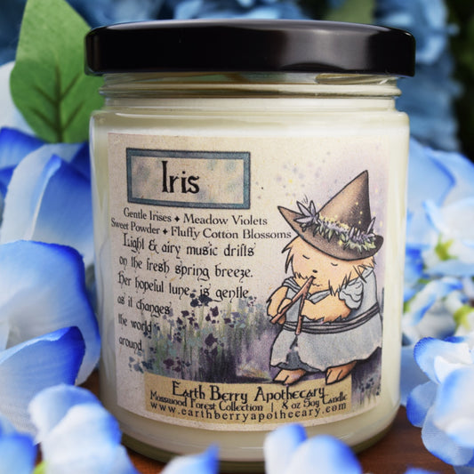 Iris Spring Floral Soy Candle