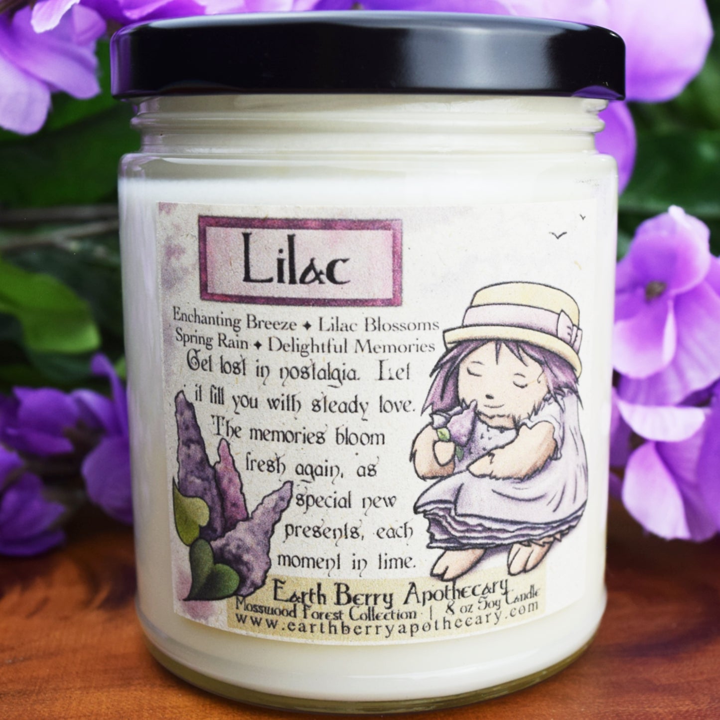 Lilac Spring Floral Soy Candle